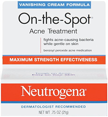 Neutrogena On-the-Spot Acne Treatment, Vanishing Formula, 0.75 Ounce (Pack of 6)