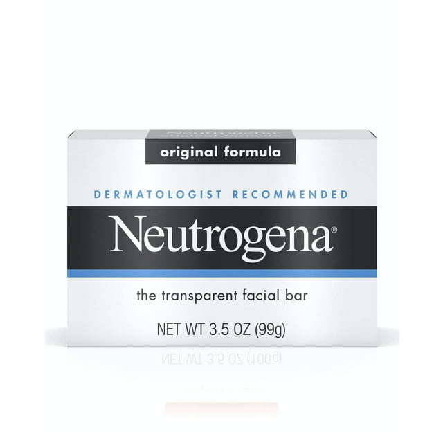 Neutrogena Original Formula The Transparent Facial Bar 3.5 Oz.,Pack of 3