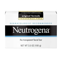 Neutrogena Original Fragrance-Free Gentle Facial Cleansing Bar, 3.5 oz