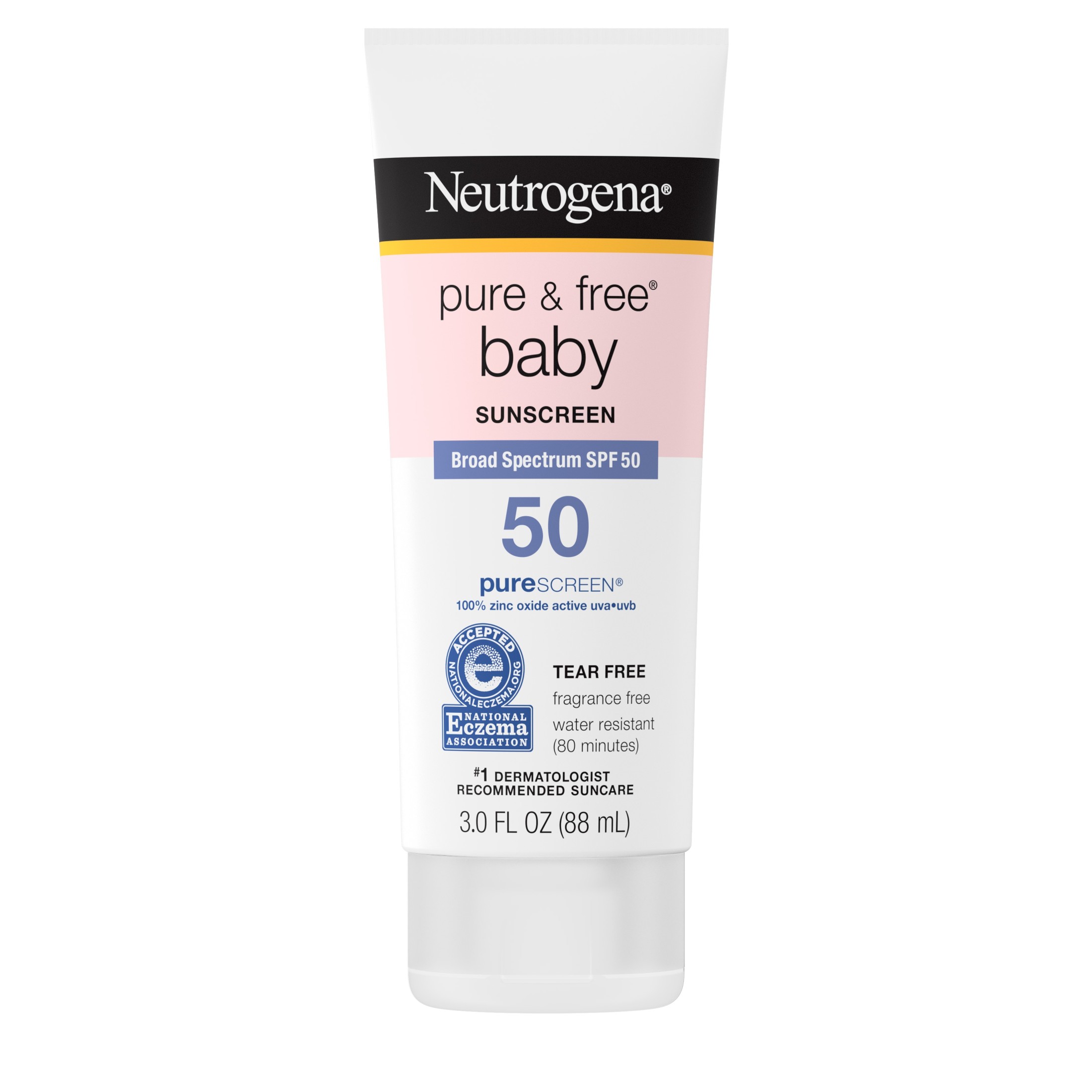 Neutrogena Pure & Free Baby Mineral Sunscreen with SPF 50, 3 fl. oz - image 1 of 15