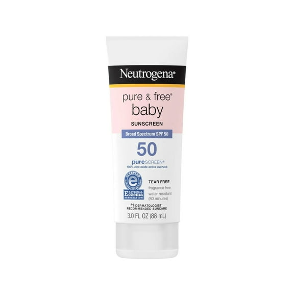 Neutrogena Pure & Free Baby Mineral Sunscreen with SPF 50 Fragrance Free