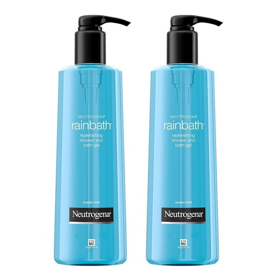 Neutrogena Rainbath Body Wash, Refreshing, Moisturizing Daily Body Cleanser and Shaving Gel with Clean Rinsing Lather, Ocean Mist Scent, 40 fl oz 2 Pack