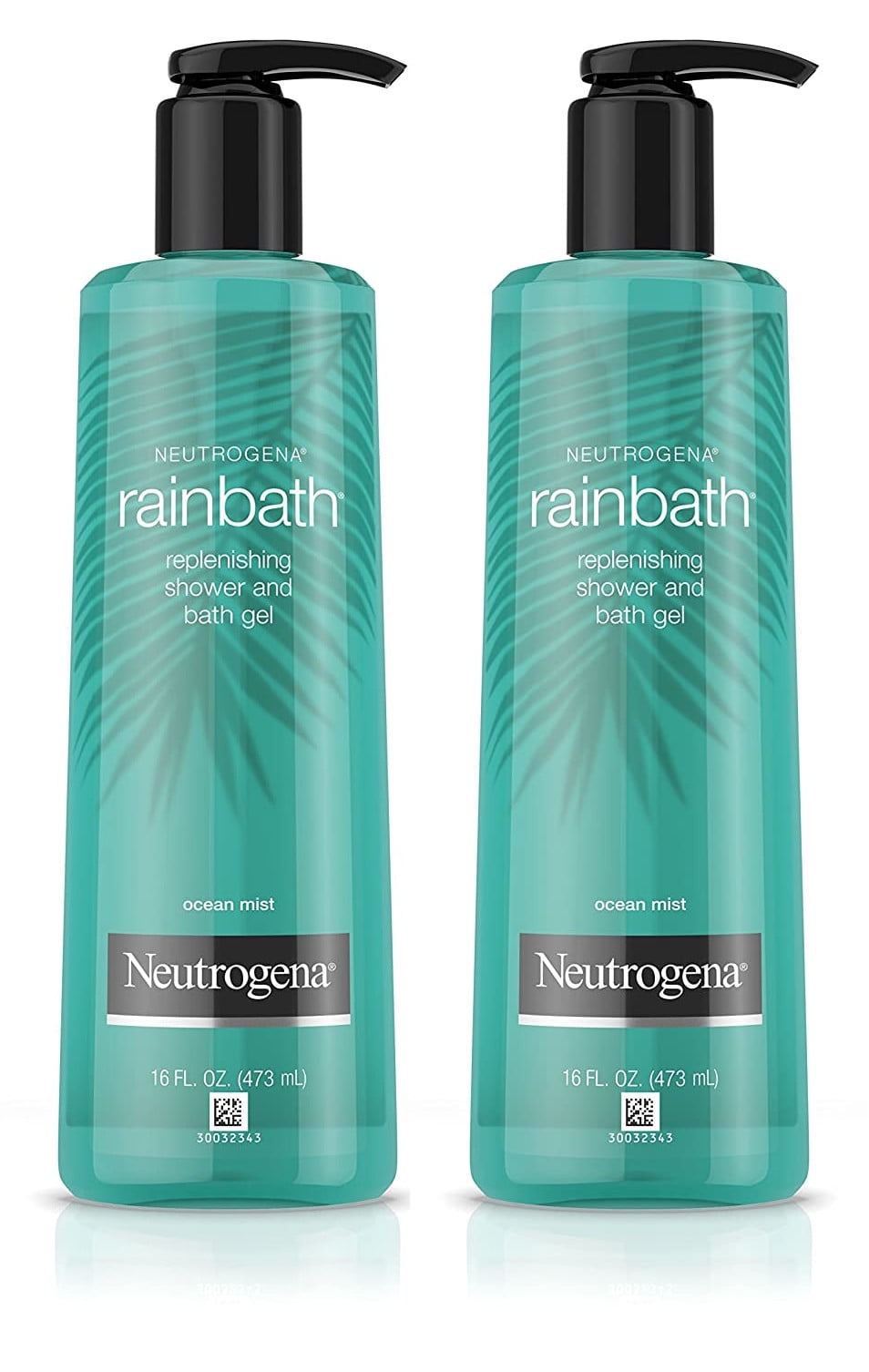 Neutrogena Rainbath Replenishing Shower And Bath Gel, Ocean Mist 16 oz (Pack of 2)