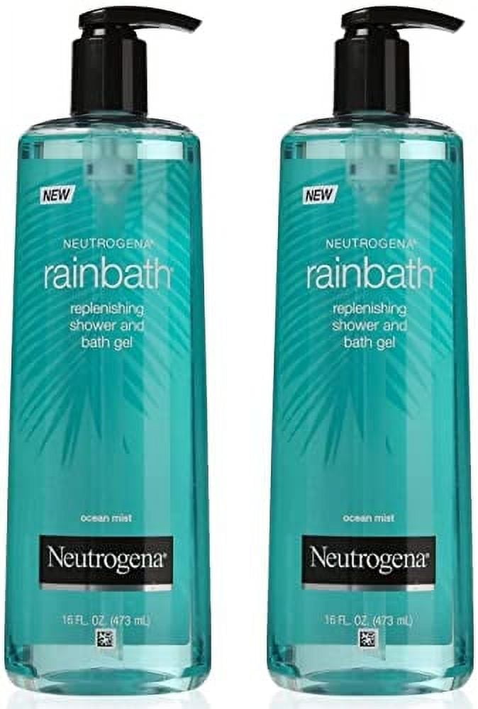Neutrogena Rainbath Replenishing Shower .. and Bath Gel, Ocean .. Mist, 16 Ounce (Pack .. of 2)
