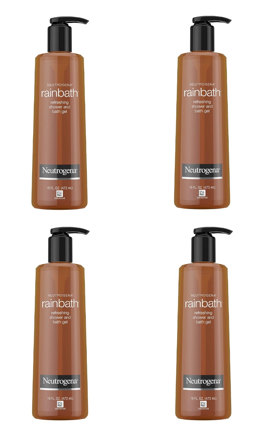 Neutrogena Rainbath Shower & Bath Gel, Original 16 oz (Pack of 4