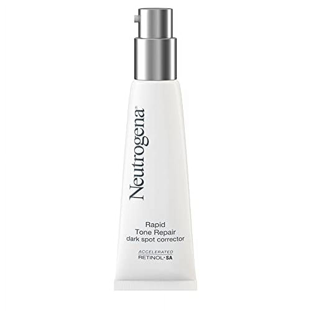 Neutrogena Rapid Tone Repair Retinol + Vitamin C Dark Spot Corrector Face Serum, Daily Anti-Wrinkle Retinol Dark Spot Corrector to & Even Tone, Mineral-Oil & Dye-Free, 1 oz
