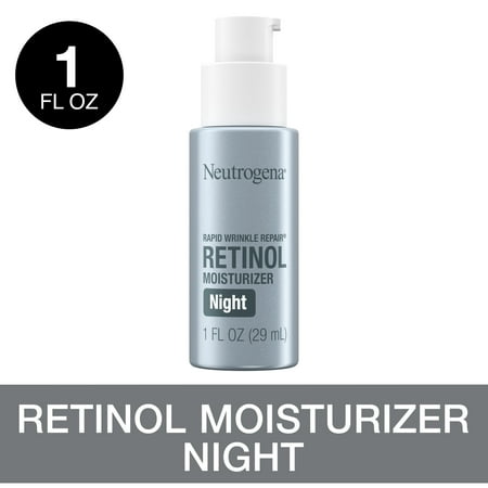 Neutrogena Rapid Wrinkle Repair, Moisturizer, Night Cream, 1 fl oz
