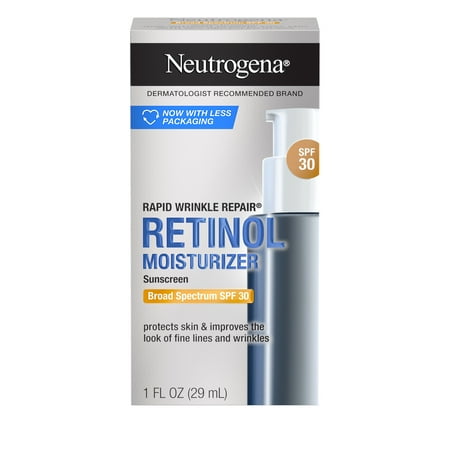 Neutrogena Rapid Repair Retinol Face Moisturizer with SPF 30, Wrinkle Cream, 1 oz