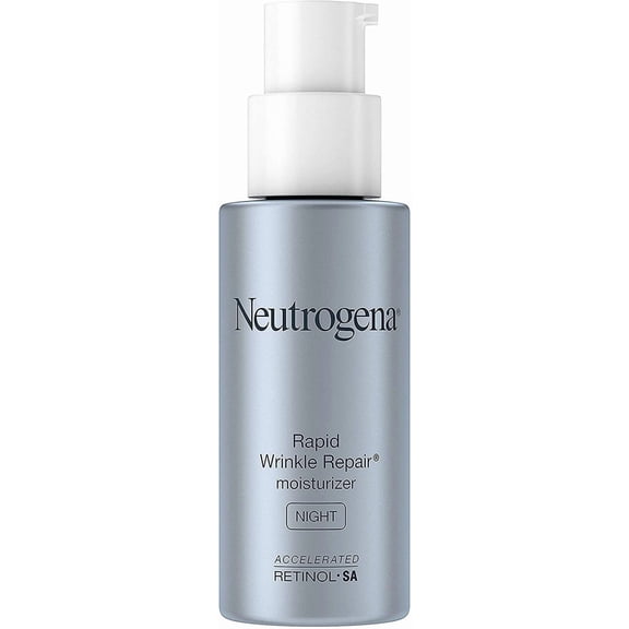 Neutrogena Rapid Wrinkle Repair Retinol Night Face Moisturizer with Hyaluronic Acid - 1 fl oz