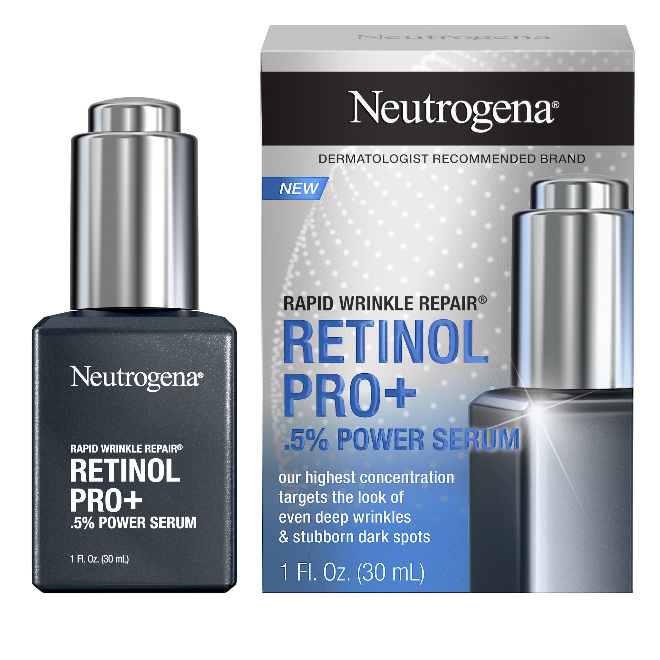 Neutrogena Rapid Wrinkle Repair Retinol Pro+.5% Power Serum, 1 fl. oz - image 1 of 8