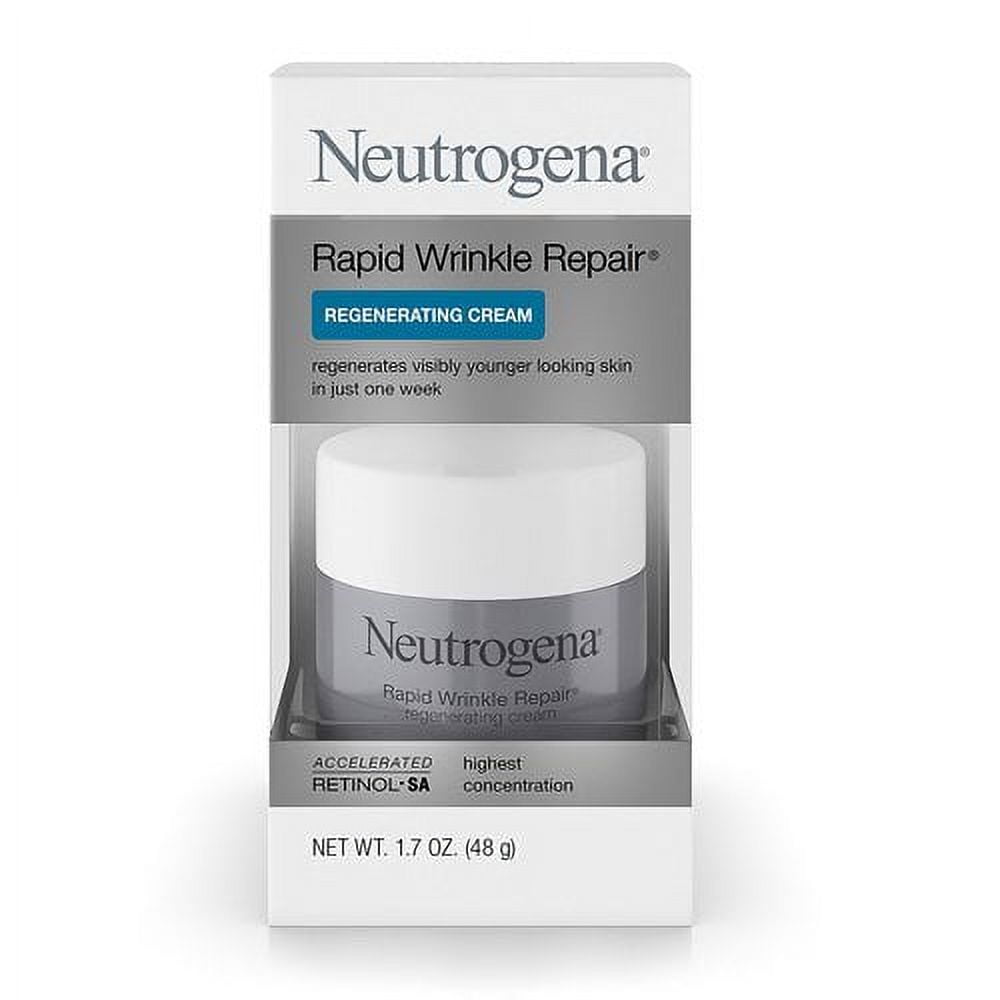 Neutrogena Rapid Rapides Retinol Retinol Regenerando creme facial  antienvelhecimento e ácido hialurônico; Hidratante de retinol anti-rugas e  creme de