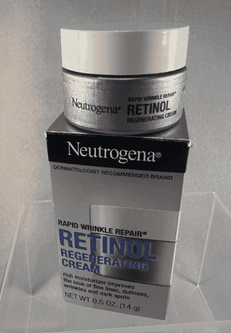 Neutrogena Rapid Wrinkle Repair Retinol Regenerating Anti-Aging Face Cream & Hyaluronic Acid; Anti-Wrinkle Retinol Moisturizer & Neck Cream, with Hyaluronic Acid & Retinol, 1.7 oz