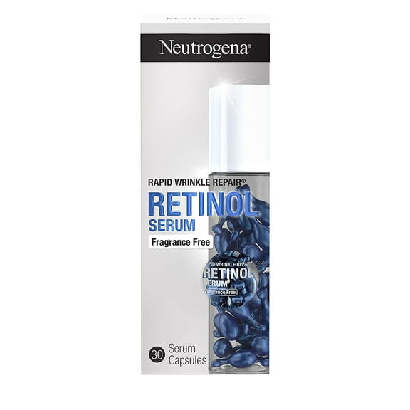 Neutrogena Rapid Wrinkle Repair Retinol Serum Fragrance Free, 30 capsules
