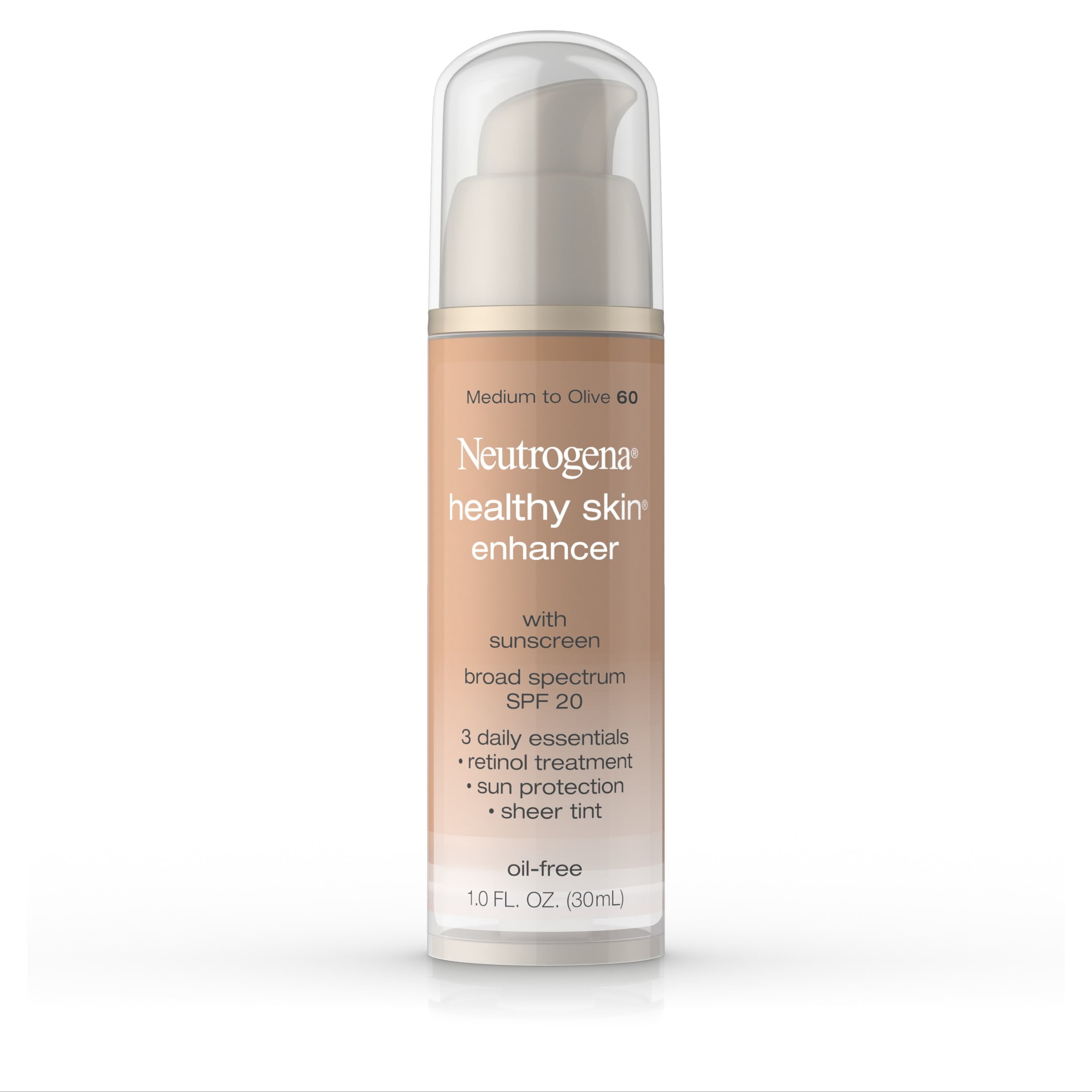 Neutrogena Retinol Healthy Skin Enhancer, Medium to Olive 60, 1 fl. oz