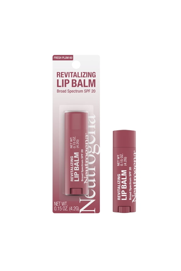 Revitalizing Tinted Lip Balm, SPF 20, Sheer Fresh Plum, .15 oz