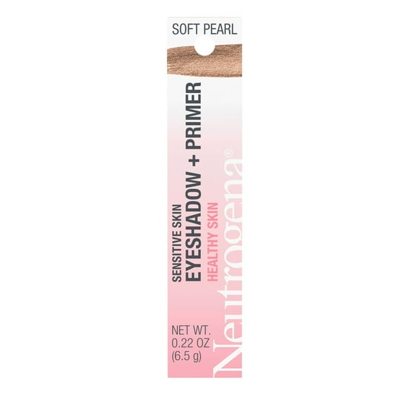 Neutrogena Sensitive Skin Eyeshadow + Primer, Soft Pearl, 0.22 oz