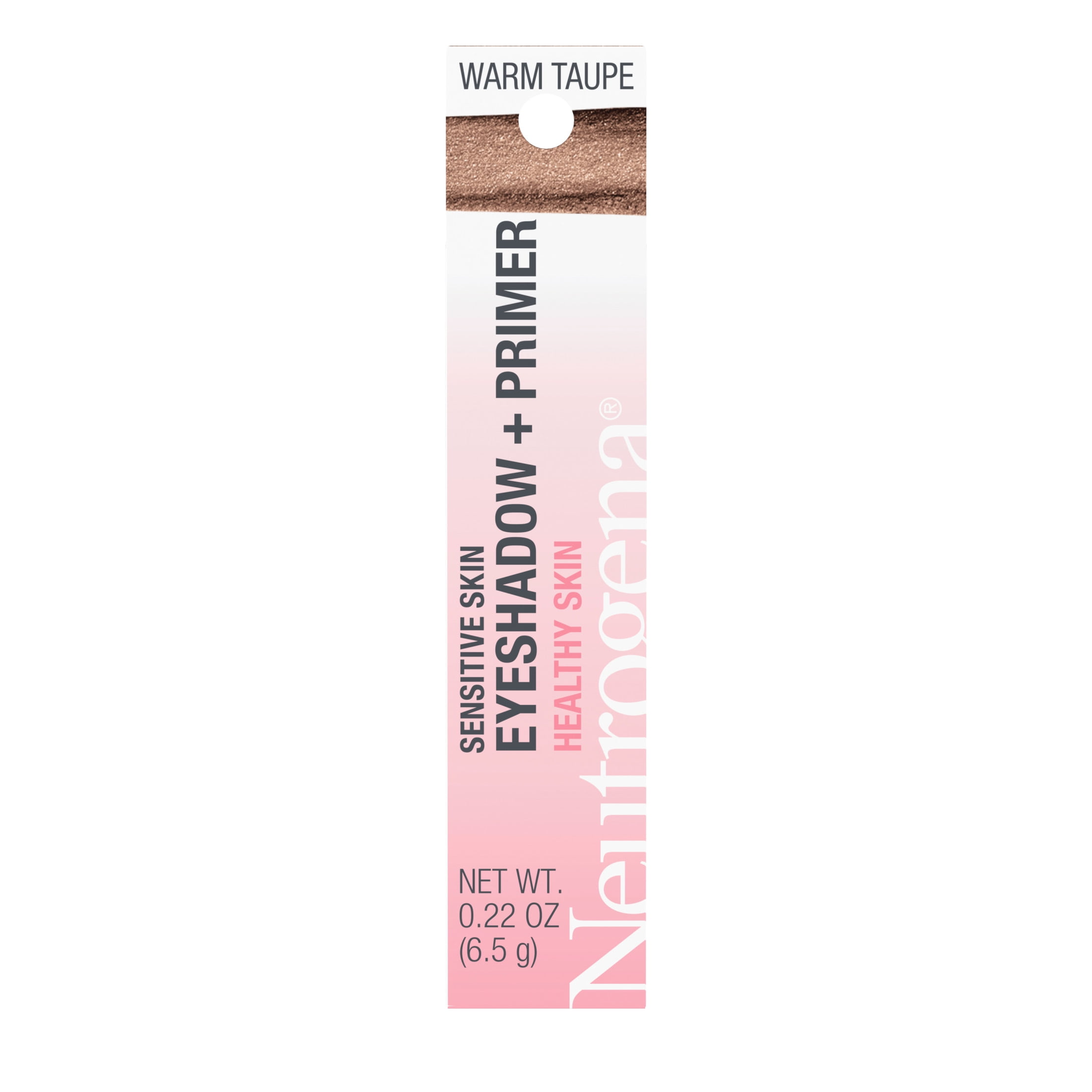 Neutrogena Sensitive Skin Eyeshadow + Primer, Warm Taupe, 0.22 oz