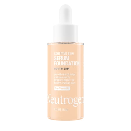 Neutrogena Sensitive Skin Serum Foundation, Light 01, 1 oz