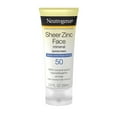 thumbnail image 1 of Neutrogena Sheer Zinc Dry-Touch Face SPF 50 Sunscreen Lotion, 2 fl. oz, 1 of 17