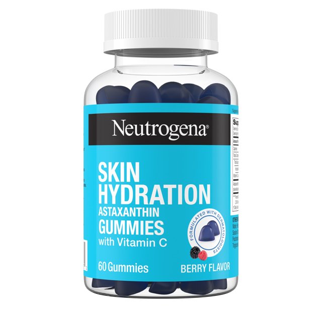 Neutrogena Skin Hydration Astaxanthin Gummies, Berry Flavor, 60 ct