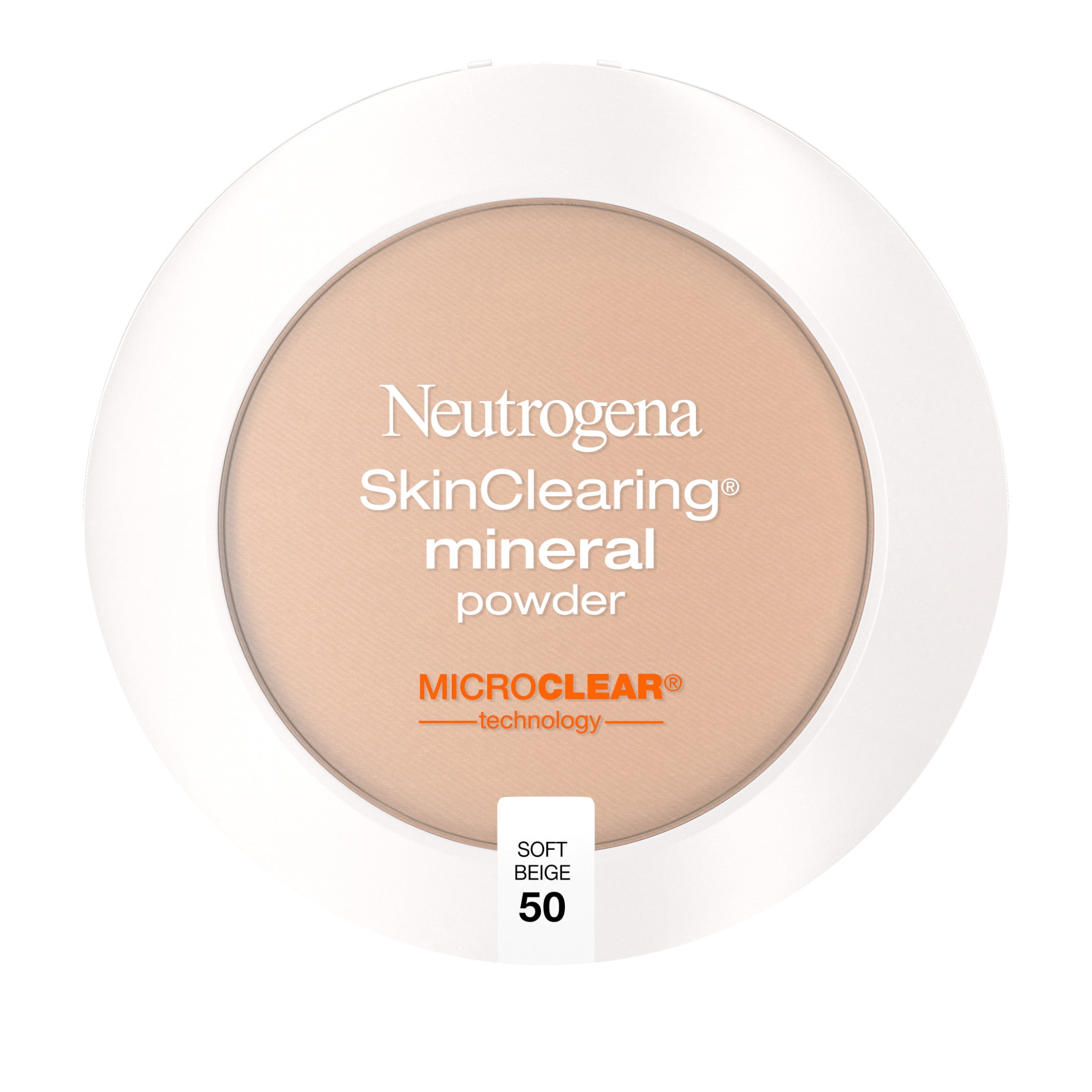 Neutrogena SkinClearing Pressed Acne Powder, Soft Beige 50,.38 oz