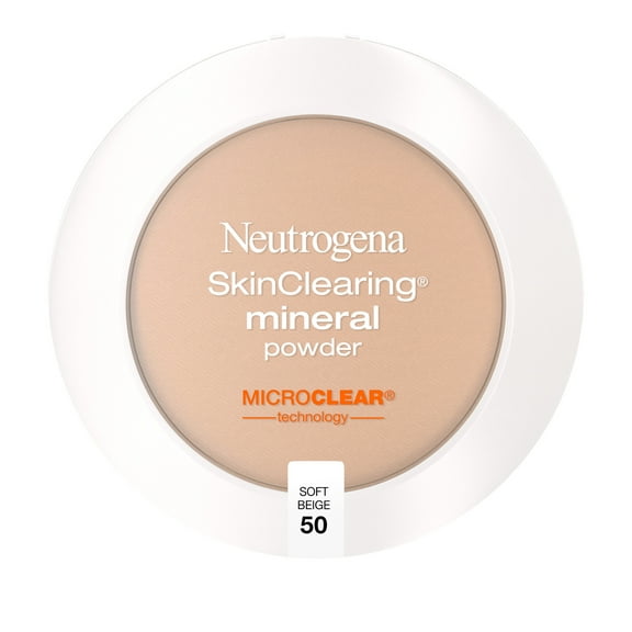 Neutrogena SkinClearing Pressed Acne Powder, Soft Beige 50,.38 oz