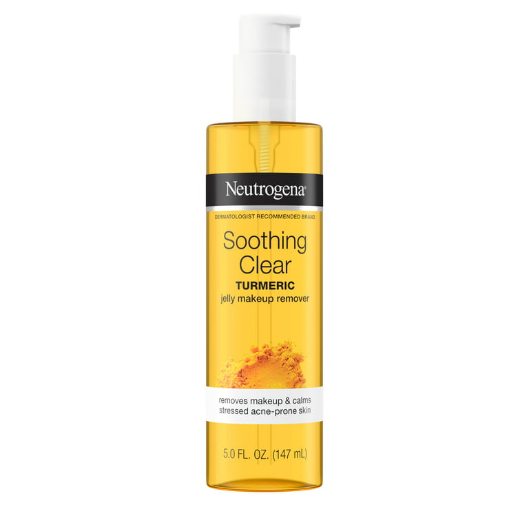 Neutrogena Soothing Clear Turmeric Jelly Makeup Remover, 5 fl oz 