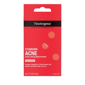 Neutrogena Stubborn Acne Hydrocolloid Acne Treatment Patch, 24 Count