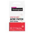 thumbnail image 1 of Neutrogena Sensitive Skin Pimple Patches, Hydrocolloid Patches, Acne Treatment, 2 Sizes, 80 Count, 1 of 8