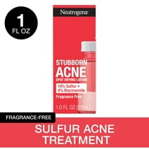 Neutrogena Stubborn Acne Spot Drying Acne Treatment, 10% Sulfur, 1 oz