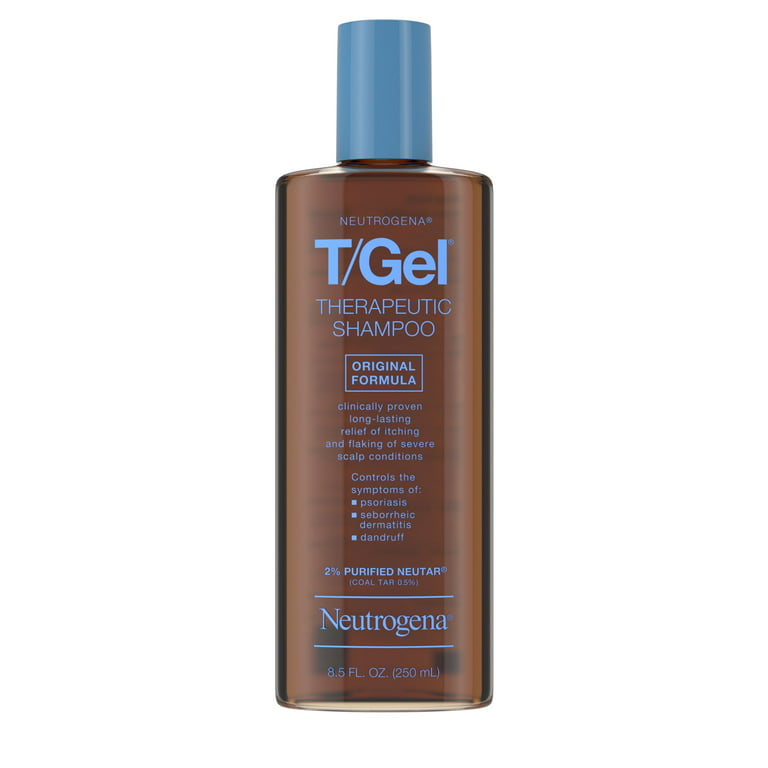 symmetri Flad Snor Neutrogena T/Gel Therapeutic Dandruff Treatment Shampoo, 8.5 fl. oz -  Walmart.com