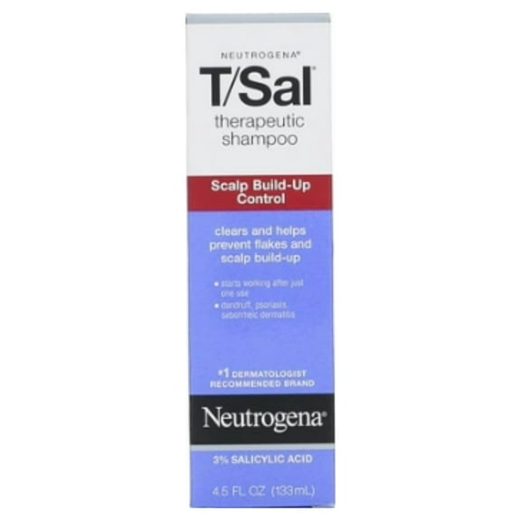 Neutrogena T/Sal Therapeutic Maximum Strength Shampoo, 4.5 oz (Pack of 2)