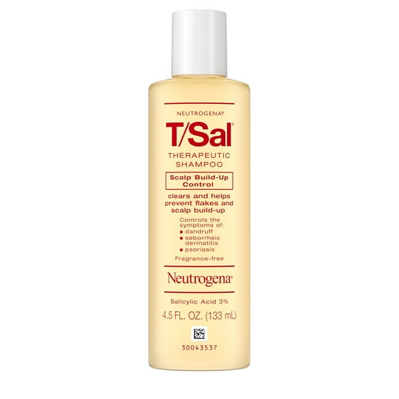Neutrogena T/Sal Therapeutic Shampoo, Dandruff Shampoo with 3% Salicylic Acid, 4.5 fl. oz