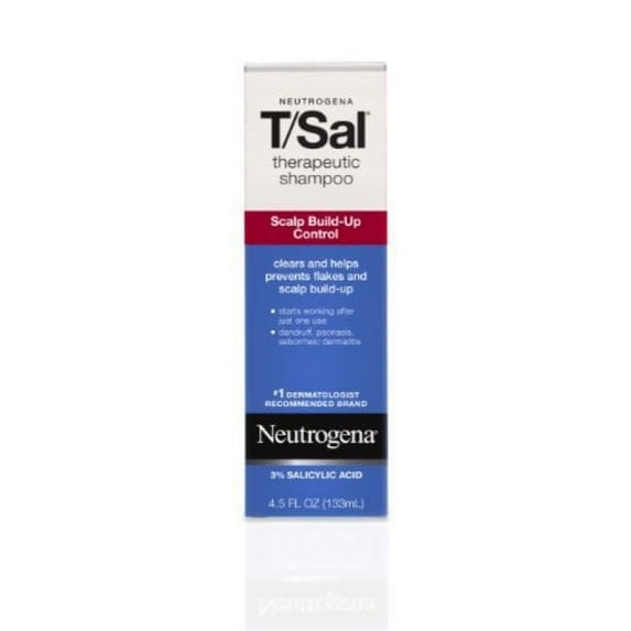 Neutrogena T/Sal Therapeutic Shampoo, Scalp Build-Up Control 4.5 oz
