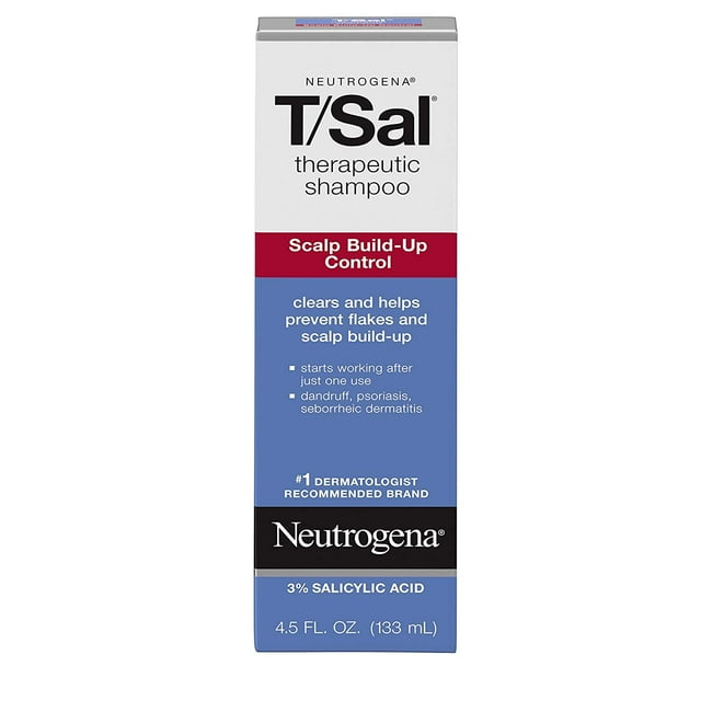 Neutrogena T/Sal Therapeutic Shampoo for Scalp BuildUp Control with Salicylic Acid, Scalp