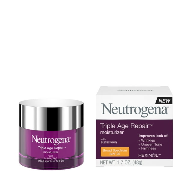 Neutrogena Triple Age Repair Face Moisturizer with SPF 25, 1.7 oz