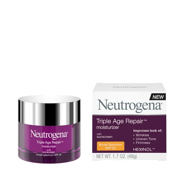 Neutrogena Triple Age Repair Face Moisturizer with SPF 25, 1.7 oz