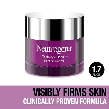 Neutrogena Triple Age Repair Night Cream Face Moisturizer, 1.7 oz