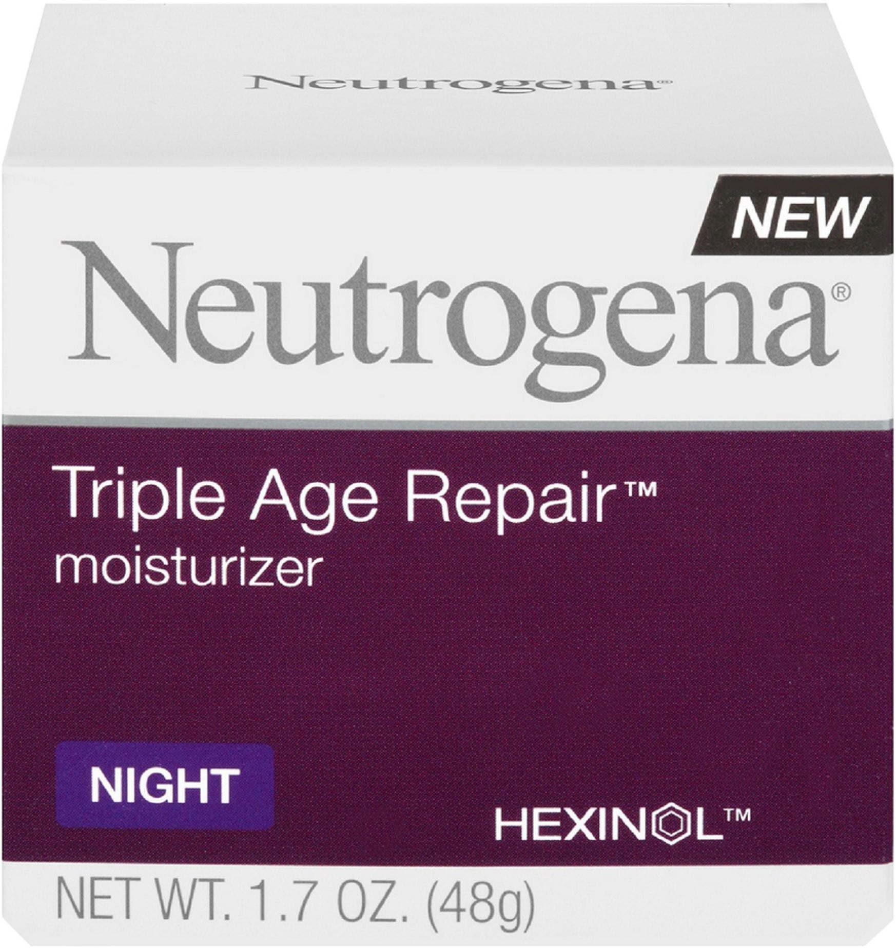 Neutrogena Triple Age Repair Night Moisturizer, 1.7 oz (Pack of 3)