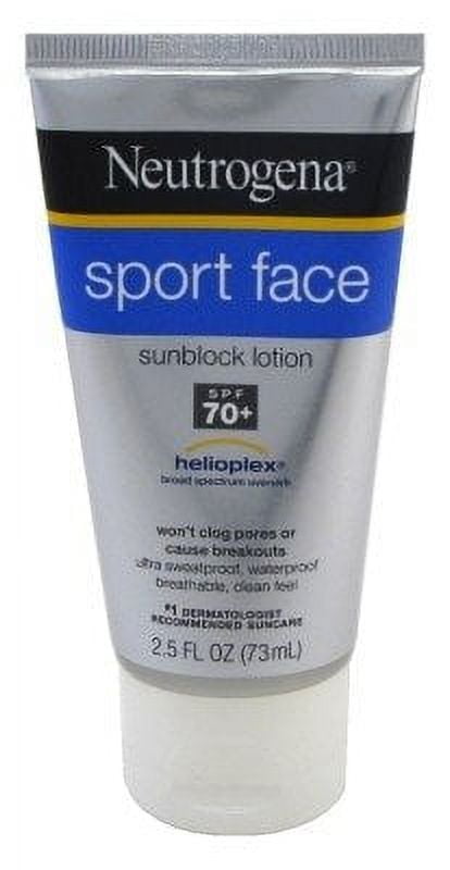 Neutrogena Ultimate Sport Face Oil-Free Lotion Sunscreen, Spf 70+, 2.5 Fl. Oz.