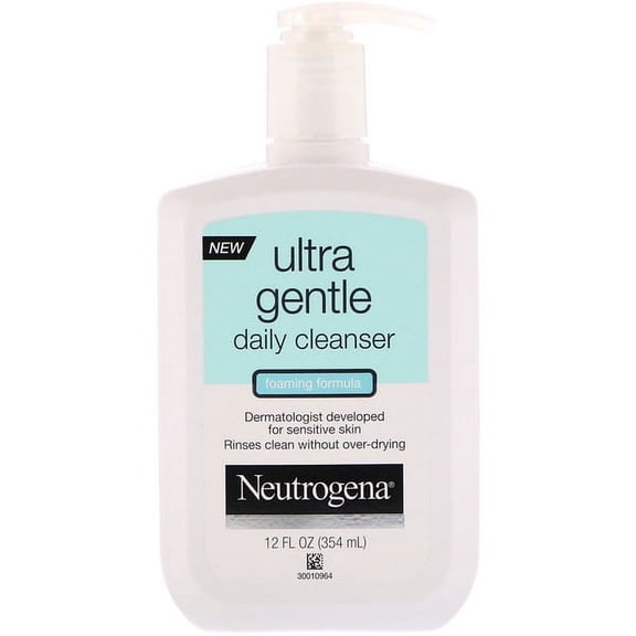 Neutrogena, Ultra Gentle, Daily Cleanser, Foaming Formula, 12 fl oz