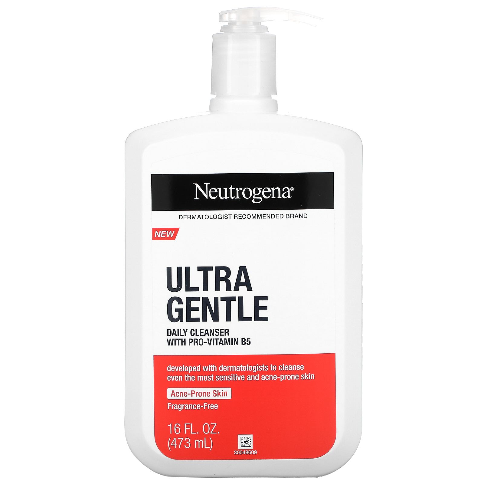 Neutrogena, Ultra Gentle, Daily Cleanser With ProVitamin B5, FragranceFree, 16
