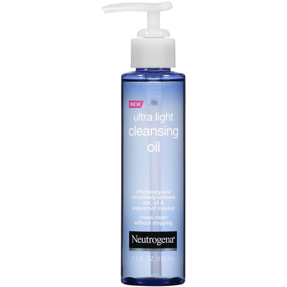 Neutrogena Ultra Light Face Cleansing Oil & Makeup Remover, 4.5 fl. oz