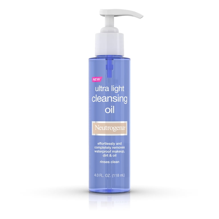 Neutrogena Ultra Light Face Cleansing Oil & Makeup Remover, 4 fl