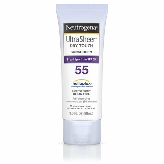 Neutrogena Ultra Sheer Dry-Touch Broad Spectrum SPF 55 Sunscreen, 3oz
