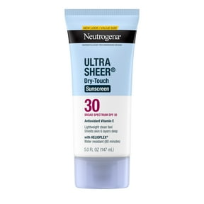 Neutrogena Ultra Sheer Sunscreen SPF 30 Body Sunscreen Lotion, Dry-Touch Sun Protection, 5 fl oz