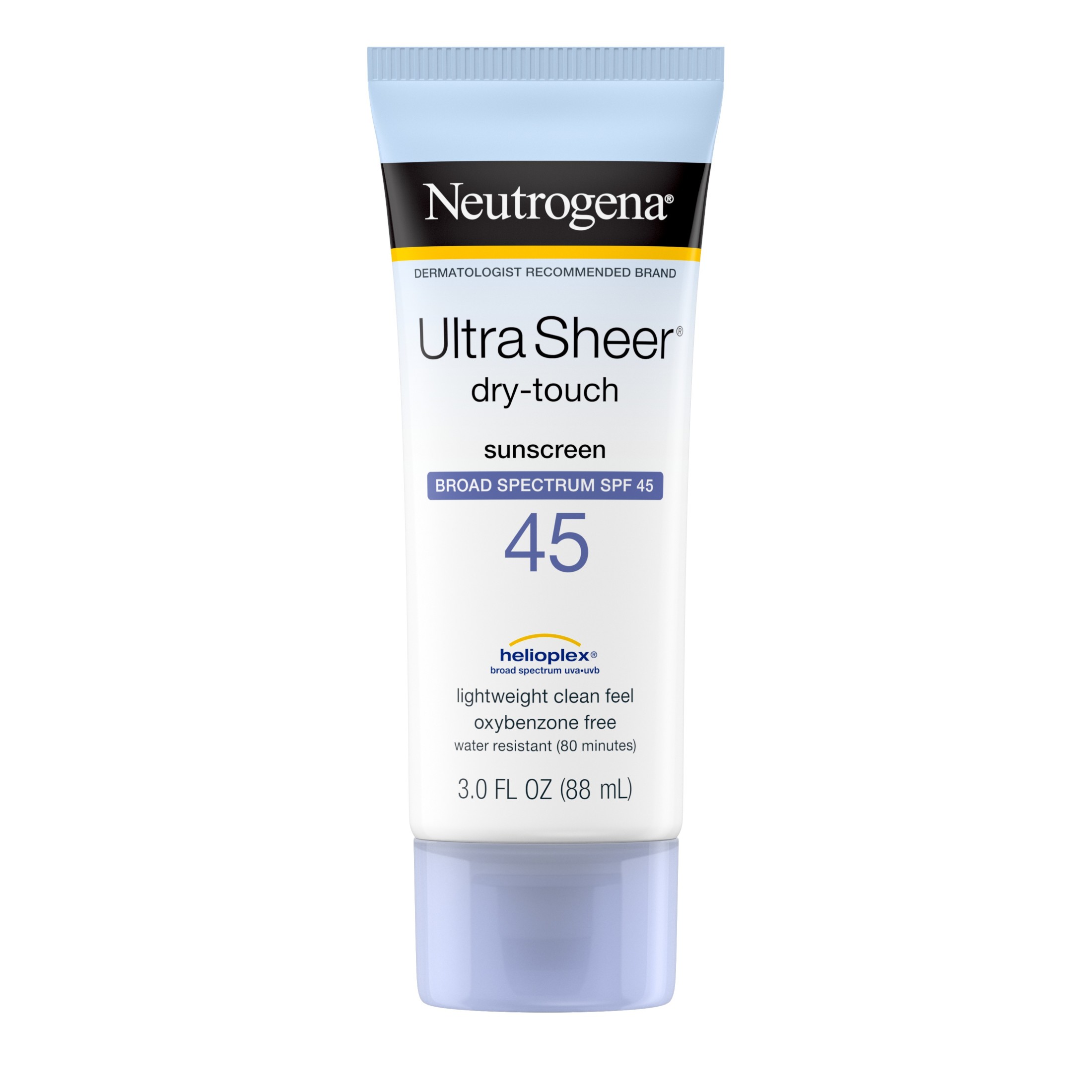 Neutrogena Ultra Sheer Dry-Touch SPF 45 Sunscreen Lotion, 3 fl. oz - image 1 of 9