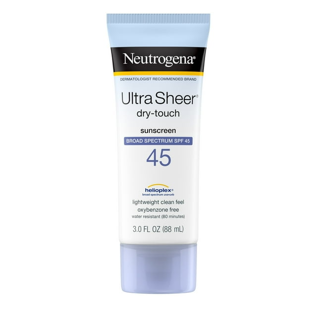 Neutrogena Ultra Sheer Dry-Touch SPF 45 Sunscreen Lotion, 3 fl. oz