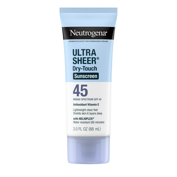Neutrogena Ultra Sheer Dry-Touch SPF 45 Sunscreen Lotion, 3 fl. oz