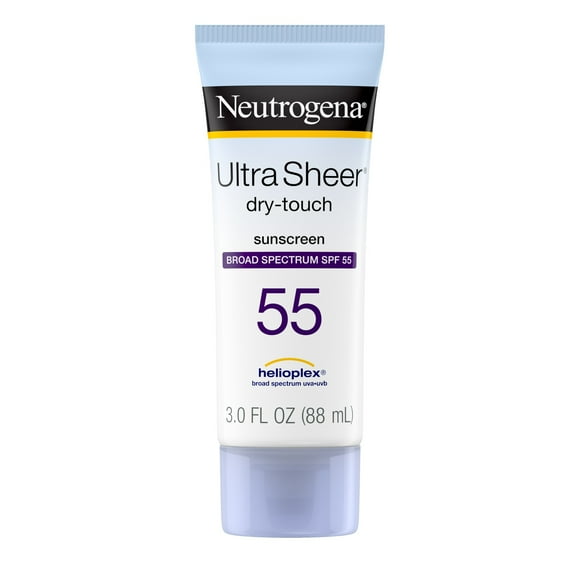Neutrogena Ultra Sheer Dry-Touch SPF 55 Travel Sunscreen Lotion, 3 fl oz